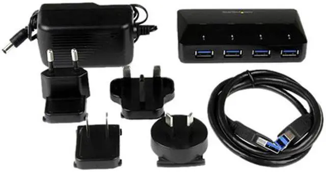 Alt view image 4 of 4 - StarTech.com ST53004U1C 4-Port USB 3.0 Hub plus Dedicated Charging Port - 1 x 2.4A Port