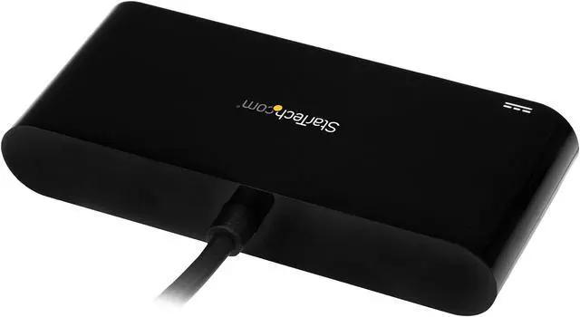 Alt view image 3 of 5 - StarTech.com USB-C to Ethernet Adapter with 3-Port USB 3.0 Hub and Power Delivery - USB-C GbE Network Adapter + USB Hub w/ 3 USB-A Ports
