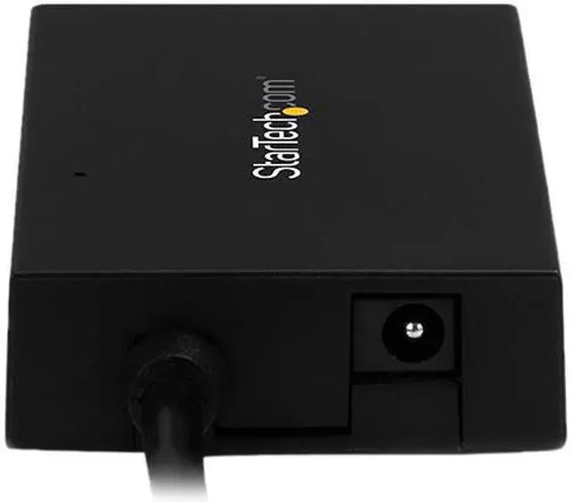 Alt view image 4 of 5 - StarTech HB30C4AFS 4 Port USB C Hub - C to 4 x A - USB 3.0 Hub - 4 Port USB Hub with Power Adapter - USB C to USB Adapter - USB Multiport Hub