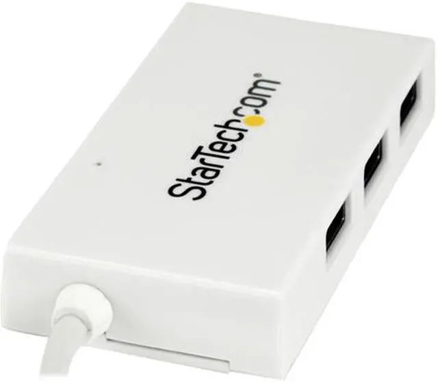 Alt view image 4 of 5 - StarTech HB30C3A1CFBW StarTech.com USB C Hub - White - 4 Port USB-C to USB-A (3x) and USB-C (1x) - Bus Powered USB Hub - USB-C Hub - Port Expander