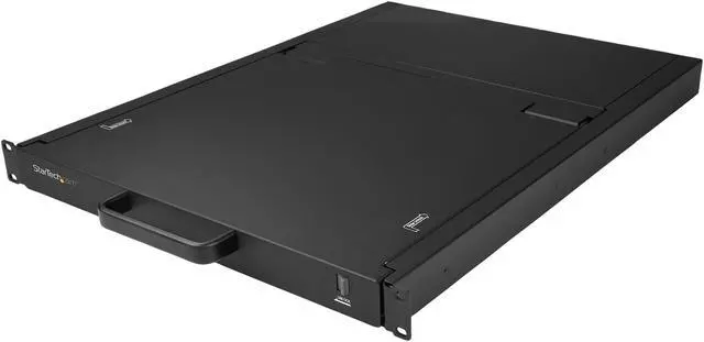 Alt view image 5 of 9 - StarTech.com RKCONS1908K Rackmount KVM Console - 1U - 19in - 8 Port KVM - VGA KVM - Rack Mount Monitor - Rackmount LCD Monitor - Rackmount Console