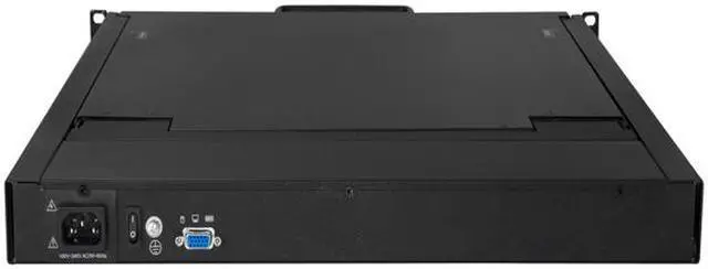 Alt view image 6 of 6 - StarTech.com RKCONS1901 Rackmount KVM Console - 1U - 19in Display - Single Port KVM - Rack Mount Monitor - Rackmount LCD Monitor - Rackmount Console