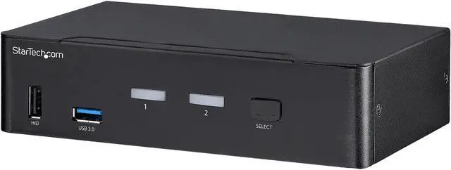 Main image of StarTech.com SV231DPU34K 2-Port DisplayPort KVM Switch - 4K 60Hz - DisplayPort 1.2 KVM Switch
