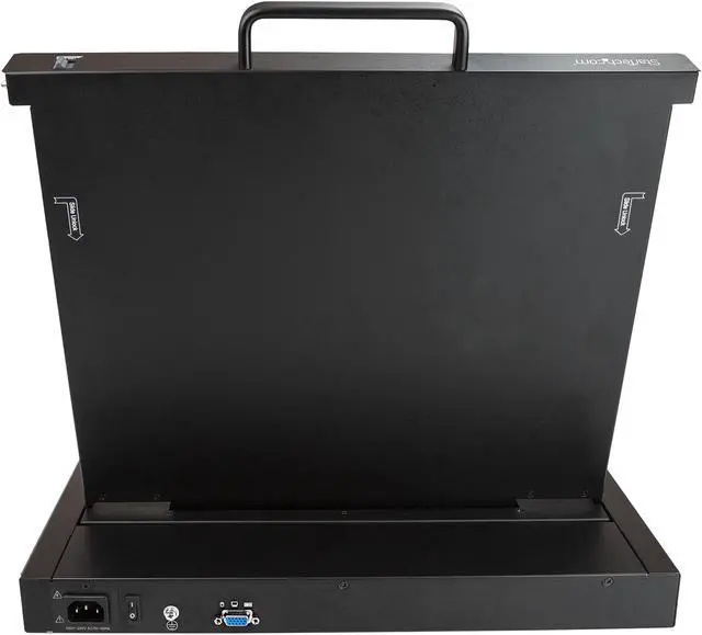 Alt view image 5 of 10 - StarTech.com RKCONS1701 Single Port Rackmount KVM Console - 17 Inch Display - 1U VGA KVM Console