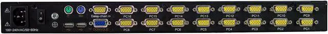 Alt view image 5 of 7 - StarTech.com RKCONS1716K 16 Port Rackmount KVM Console - 17 Inch Display - 1U VGA KVM Console