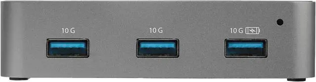 Alt view image 4 of 5 - StarTech.com HB31C4AS 4-Port USB C Hub - USB 3.1 Gen 2 (10Gbps) to 4x USB A - Powered - Universal Power Adapter Included (HB31C4AS)