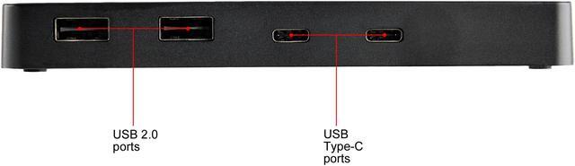 Alt view image 4 of 6 - StarTech.com SV211HDUC 2 Port USB C KVM Switch - 4K 60Hz HDMI - Compact Dual Port UHD USB Type C Desktop Mini KVM Switch with USB C Cables - Bus Powered - MacBook iPad Pro ThinkPad IdeaPad EliteBook (SV211HDUC)