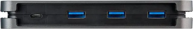 Alt view image 6 of 6 - StarTech.com HB30CM3A1CB 4 Port USB C Hub - 3x USB-A/1x USB-C - 5Gbps USB 3.0 Type-C Hub (3.2/3.1 Gen 1) - Bus Powered - Portable USB-C to USB-A Adapter Hub - 11.2" (28.5cm) Cable w/Cable Management (HB30CM3A1CB)