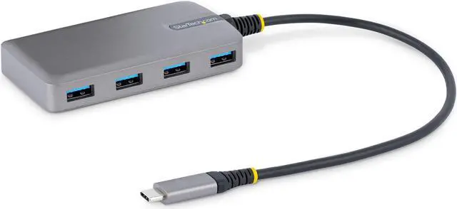 Alt view image 2 of 6 - StarTech.com 5G4AB-USB-C-HUB Portable Desktop/Laptop USB Hub