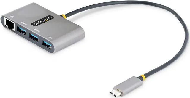 Main image of StarTech.com 3-Port USB-C Hub with Ethernet HB30C3A1GEA2
