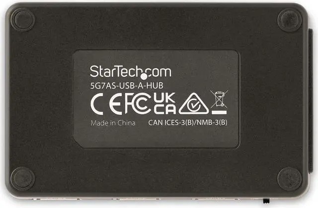 Alt view image 7 of 8 - StarTech.com 5G7AS-USB-A-HUB 7-Port USB Hub with On/Off Switch - USB 3.0 5Gbps - USB-A to 7x USB-A - Compact Self Powered USB-A Hub w/ 35W Power Supply - Desktop/Laptop USB Hub - USB Expansion Hub