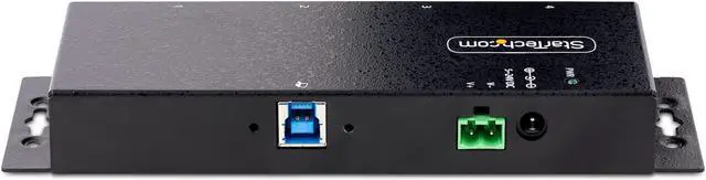 Alt view image 4 of 6 - StarTech.com -Port Industrial USB 3.0 5Gbps Hub - Rugged USB Hub w/ ESD and Surge Protection - DIN/Wall/Desk Mountable USB-A Hub - USB Expander w/Locking Ports, Heavy Duty 5G4AINDNP-USB-A-HUB
