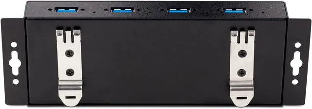 Alt view image 6 of 6 - StarTech.com -Port Industrial USB 3.0 5Gbps Hub - Rugged USB Hub w/ ESD and Surge Protection - DIN/Wall/Desk Mountable USB-A Hub - USB Expander w/Locking Ports, Heavy Duty 5G4AINDNP-USB-A-HUB