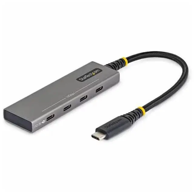Main image of StarTech 4-Port USB-C Hub - 10Gbps - 100W PD Charging - 4x USB-C Ports - Overcurrent Protection - PCR Aluminum - For Laptop/Tablet - 309B-USBC-HUB