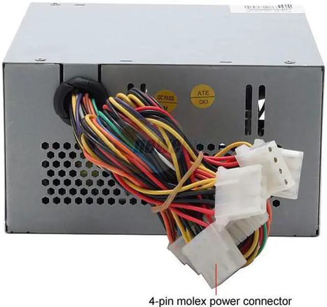 Alt view image 3 of 7 - JPAC ATX500 500 W ATX Power Supply - OEM