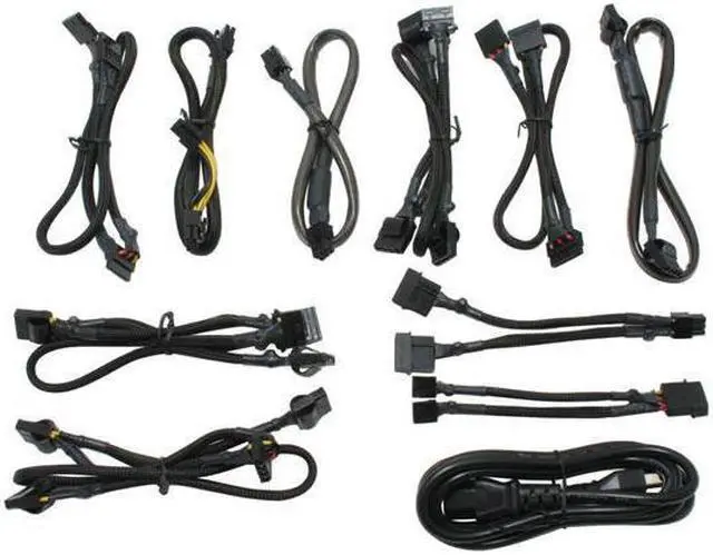 Alt view image 6 of 8 - Sunbeam NUUO SUNNU550-US-BK 550 W ATX12V / EPS12V SLI Certified CrossFire Ready Modular Power Supply