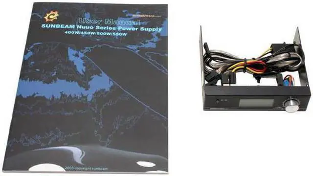 Alt view image 7 of 8 - Sunbeam NUUO SUNNU550-US-BK 550 W ATX12V / EPS12V SLI Certified CrossFire Ready Modular Power Supply