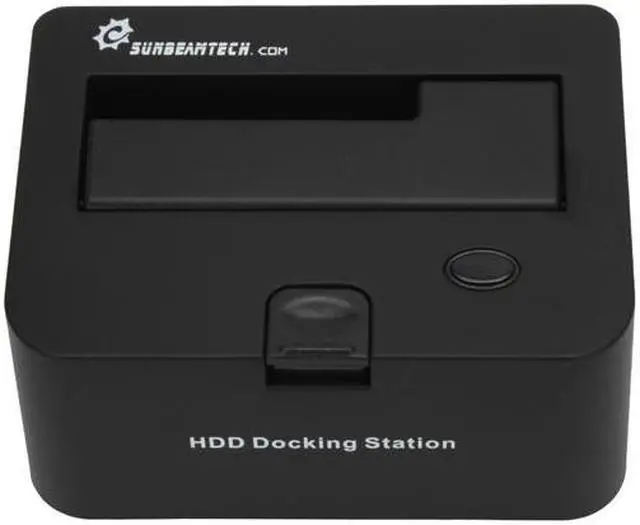 Alt view image 6 of 9 - SunbeamTech HDS-ES-BK 2.5" & 3.5" Black SATA II USB 2.0 & eSATA HDD Docking Station
