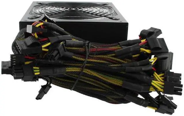 Alt view image 5 of 13 - Sunbeam PSU-ECO750-US-BL 750 W ATX12V 2.3 80 PLUS Certified Active PFC Power Supply - OEM