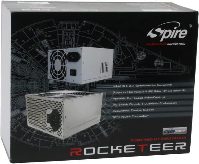 Alt view image 7 of 7 - Spire SP-ATX-420WB&P4 420 W ATX12V ErP Lot 6 Power Supply