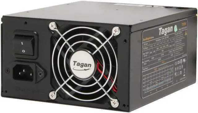Main image of Tagan TG1100-U96 1100 Watts ATX12V / EPS12V SLI Certified CrossFire Ready Active PFC Power Supply