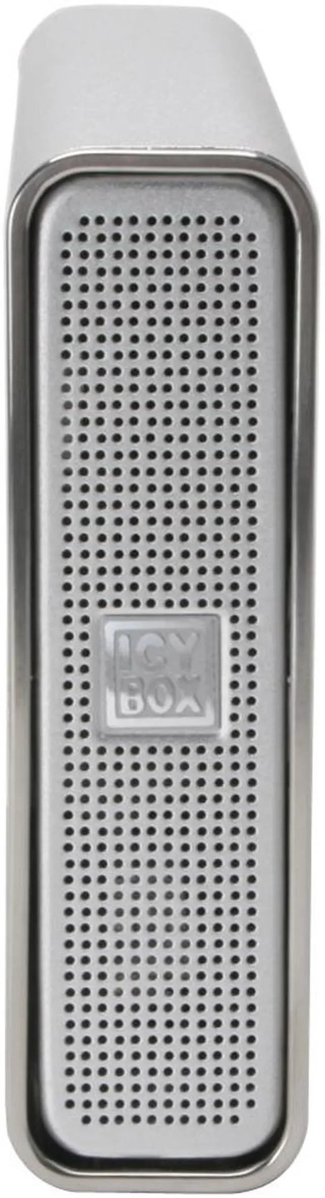 Alt view image 2 of 9 - ICY BOX IB-360U-BL Aluminum 3.5" Silver IDE USB 2.0 External Enclosure
