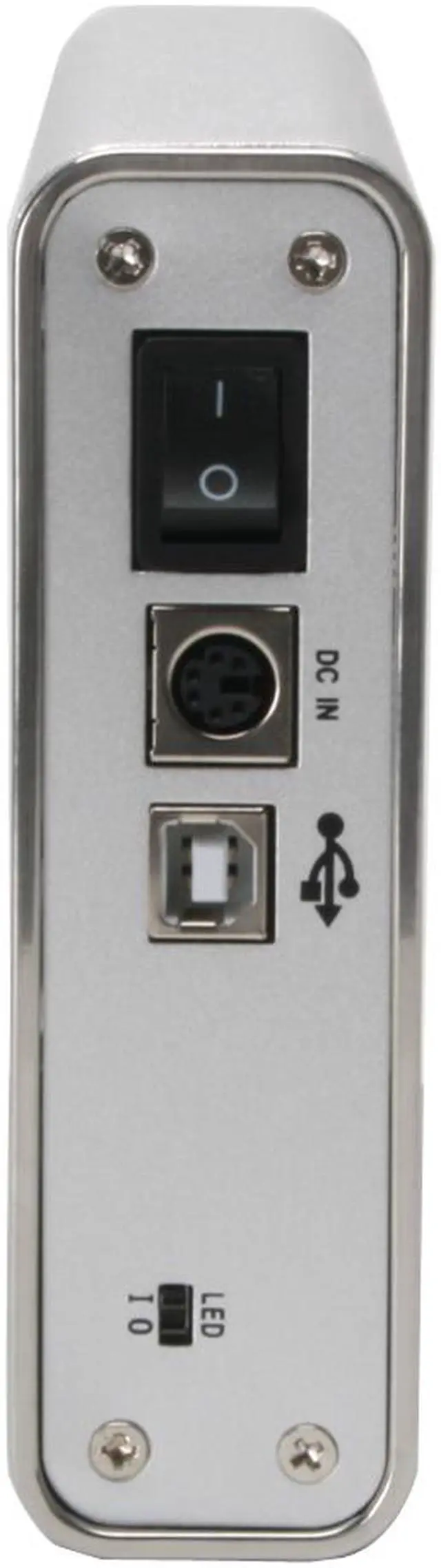 Alt view image 5 of 9 - ICY BOX IB-360U-BL Aluminum 3.5" Silver IDE USB 2.0 External Enclosure