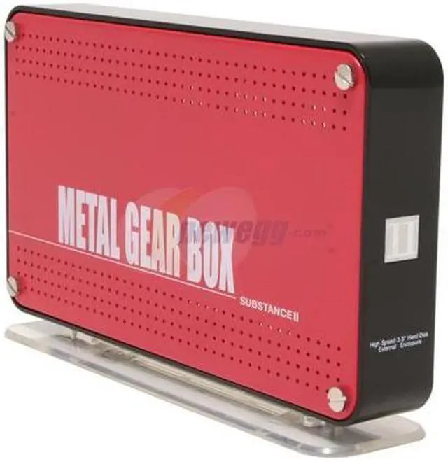 Main image of Galaxy METAL GEAR Metal Gear Box II 3506SASP-Red 3.5" Red SATA USB 2.0 & SATA External Enclosure