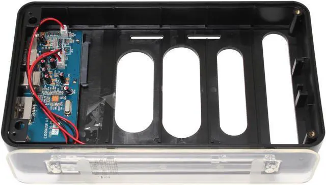 Alt view image 3 of 5 - Galaxy METAL GEAR Metal Gear Box II 3506SASP-Black Aluminum 3.5" SATA USB 2.0 & SATA External Enclosure
