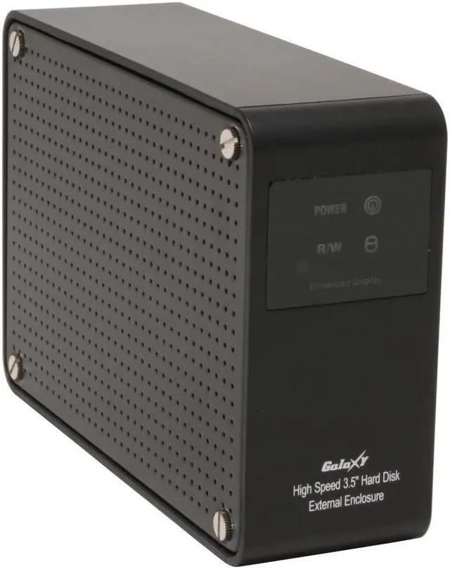 Main image of Galaxy METAL GEAR 3507UEP-Black 3.5" Black IDE USB 2.0 & 1394a External Enclosure