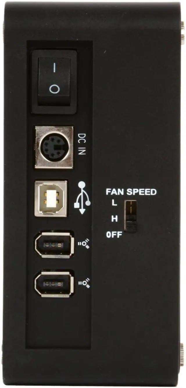 Alt view image 9 of 10 - Galaxy METAL GEAR 3507UEP-Black 3.5" Black IDE USB 2.0 & 1394a External Enclosure