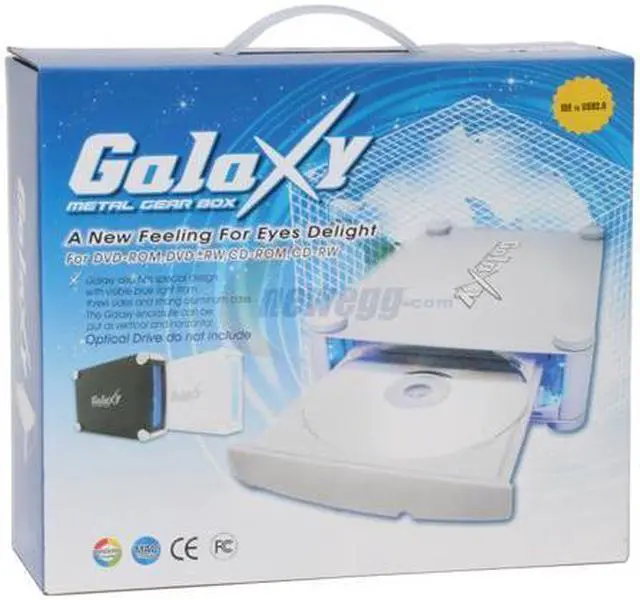 Alt view image 7 of 7 - Galaxy METAL GEAR 5202UC-Silver 5.25" Silver IDE USB 2.0 External Enclosure