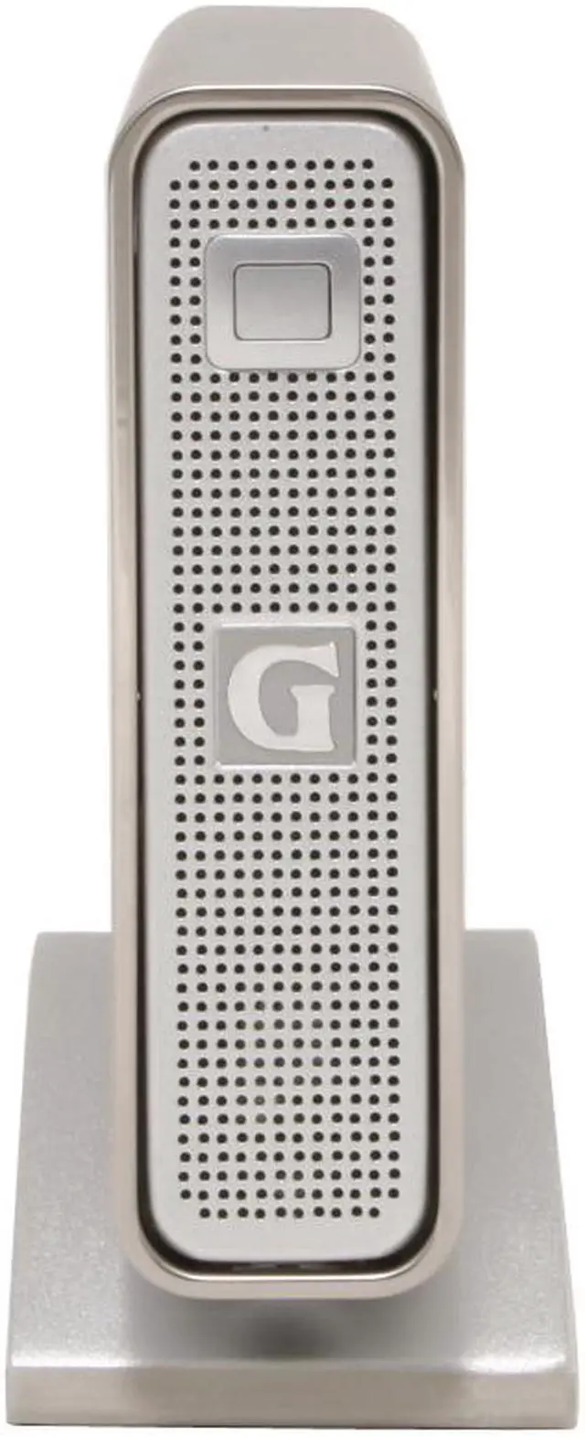 Alt view image 2 of 7 - Galaxy METAL GEAR 3500SGCB-Silver Aluminum 3.5" Silver IDE USB 2.0 External Enclosure w/One Touch Backup