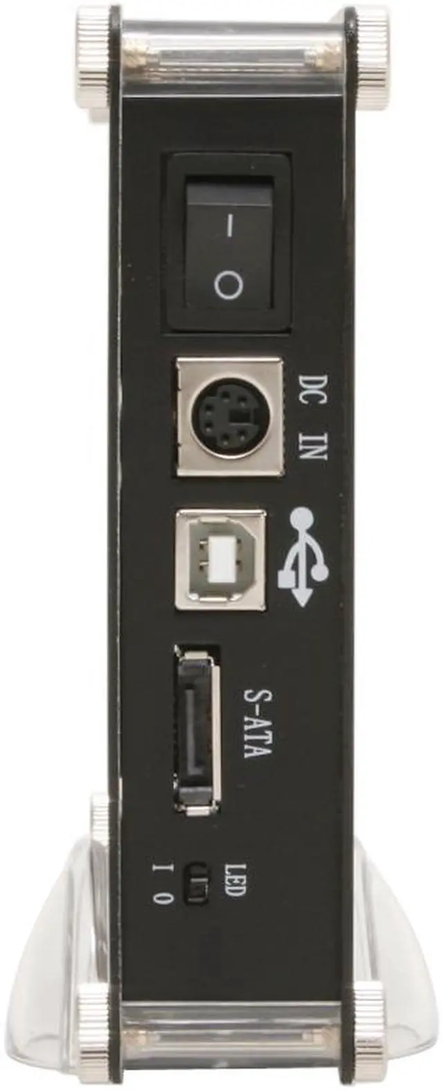 Alt view image 3 of 5 - Galaxy METAL GEAR 3500SASP-Black Aluminum 3.5" Black SATA USB 2.0 & SATA External Enclosure