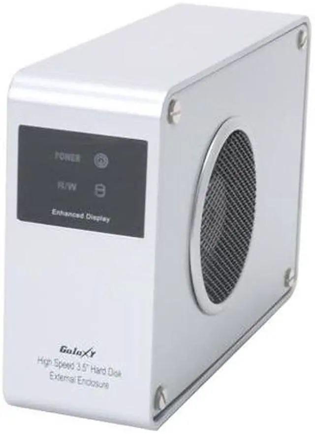 Main image of Galaxy METAL GEAR 3507AUAS-Silver 3.5" Silver SATA USB 2.0 & eSATA External Enclosure