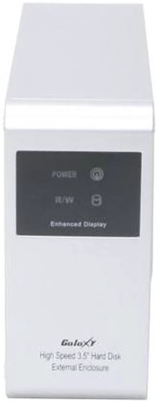 Alt view image 2 of 8 - Galaxy METAL GEAR 3507AUAS-Silver 3.5" Silver SATA USB 2.0 & eSATA External Enclosure