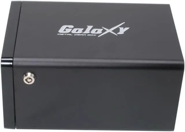 Alt view image 3 of 7 - Galaxy METAL GEAR 3538UC-Black Aluminum 3.5" x 2 Black SATA USB 2.0 Dual Bay External Enclosure