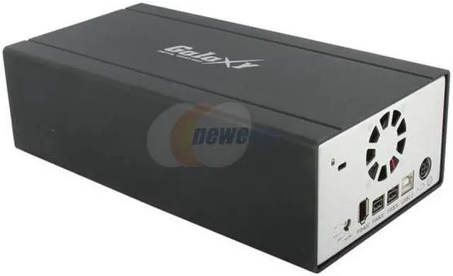 Alt view image 3 of 9 - Galaxy METAL GEAR 3500MGB-RAID V2 Aluminum 2 x 3.5" One or two 3.5" SATA-I or SATA-II Hard Drives (1.5Gb/s) USB 2.0 & 1394 External Enclosure