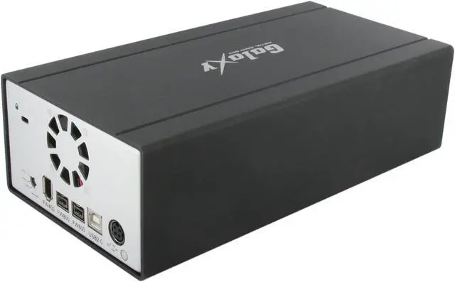 Alt view image 5 of 9 - Galaxy METAL GEAR 3500MGB-RAID V2 Aluminum 2 x 3.5" One or two 3.5" SATA-I or SATA-II Hard Drives (1.5Gb/s) USB 2.0 & 1394 External Enclosure