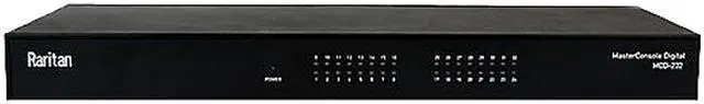 Main image of Raritan MCD-232 KVM Switchbox - 32 Computer(s) - 2 Local User(s) - 1920 x 1080 - 32 x Network (RJ-45) - 5 x USB - 2 x DVI - Rack-mountable - 1U