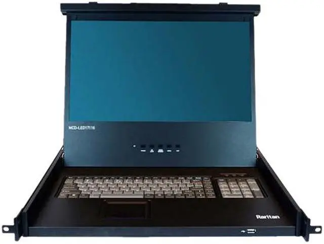 Alt view image 2 of 5 - Raritan MCD-LED17116 17IN LED BACKLIT LCD DRWR MCD SWCH 16PT KVM