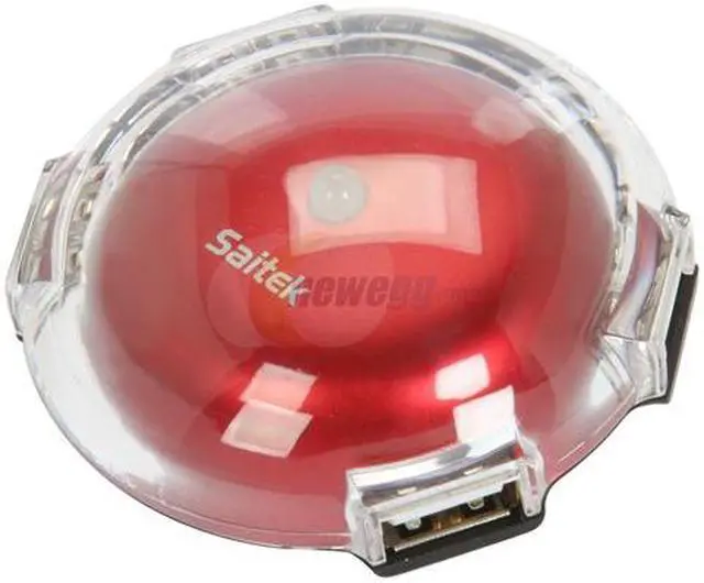 Main image of Saitek PZ37Ar Metallic Red Mini UFO Hub