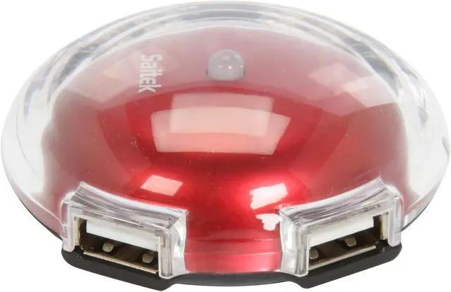 Alt view image 2 of 5 - Saitek PZ37Ar Metallic Red Mini UFO Hub