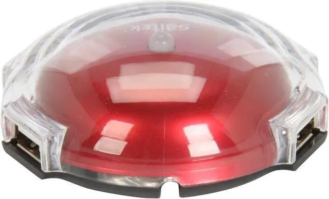 Alt view image 3 of 5 - Saitek PZ37Ar Metallic Red Mini UFO Hub