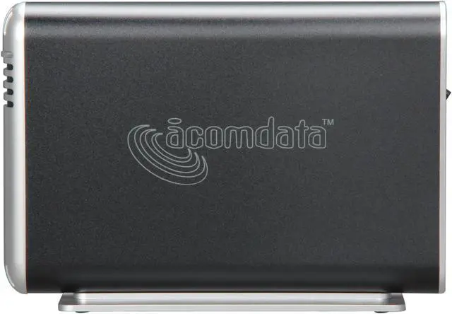 Alt view image 3 of 5 - acomdata SMBXXXU2E-Blk Aluminum 3.5" Obsidian Black IDE / SATA USB 2.0 Samba Enclosure Kit