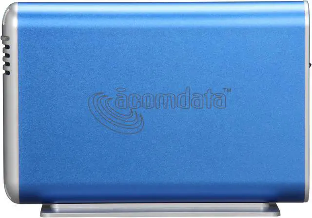 Alt view image 3 of 5 - acomdata SMBXXXU2E-Blu Aluminum 3.5" Brilliant Blue IDE / SATA USB 2.0 Samba Enclosure Kit