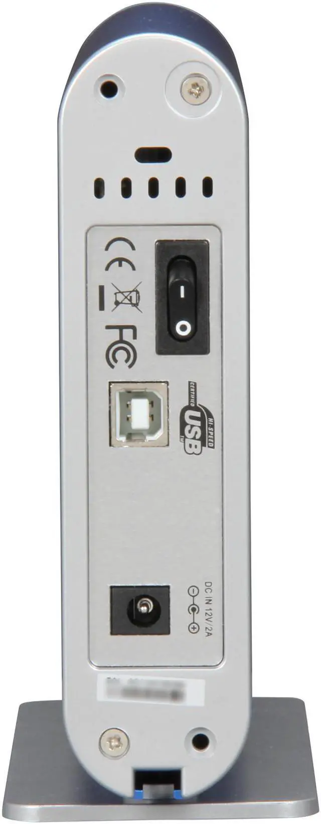 Alt view image 4 of 5 - acomdata SMBXXXU2E-Blu Aluminum 3.5" Brilliant Blue IDE / SATA USB 2.0 Samba Enclosure Kit