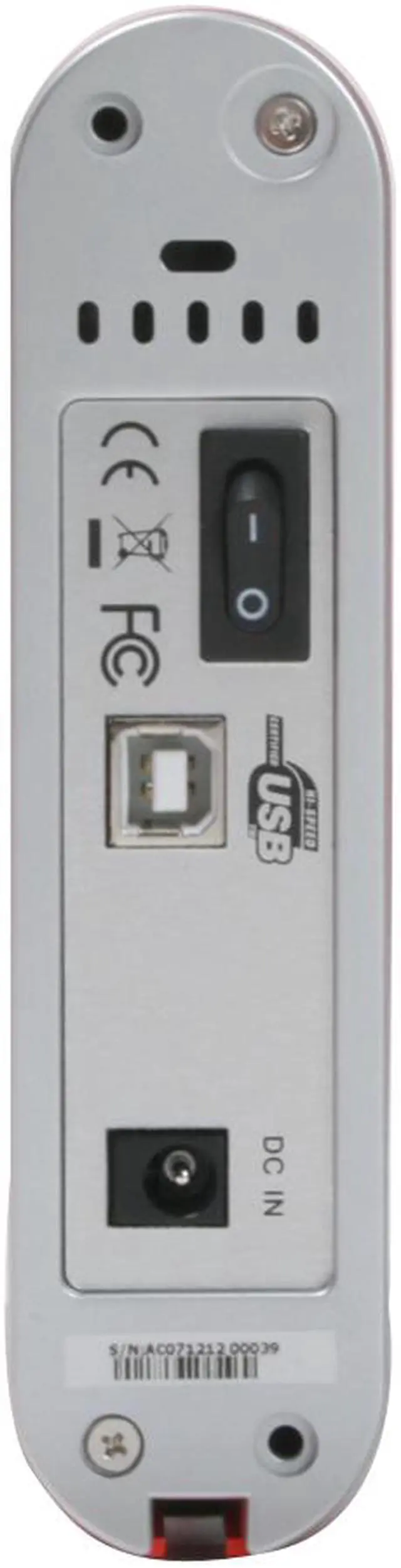 Alt view image 4 of 7 - acomdata SMBXXXU2E-Red Aluminum 3.5" Radiant Red IDE / SATA USB 2.0 Samba Enclosure Kit