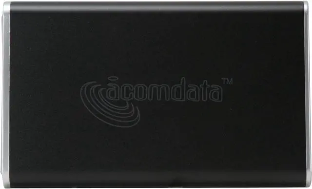 Alt view image 2 of 5 - acomdata Tango TNGXXXUSE-BLK 2.5" Black SATA USB 2.0 & eSATA External Enclosure