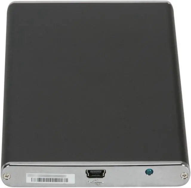 Alt view image 3 of 8 - acomdata HDEXXUP-240 Aluminum 2.5" Black SATA USB 2.0 Enclosure Kit